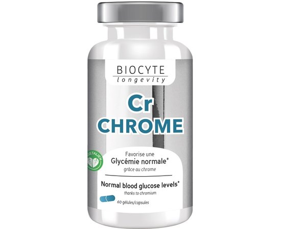 Пищевая добавка Хром Biocyte Cr Chrome, 60caps