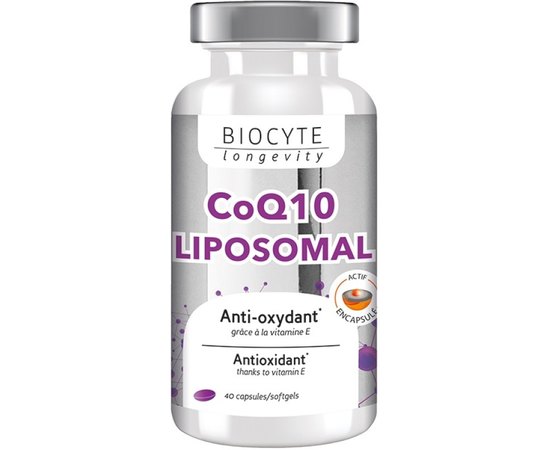 Пищевая добавка Коэнзим Q10 Biocyte Coenzyme Q10 Liposomal, 40caps