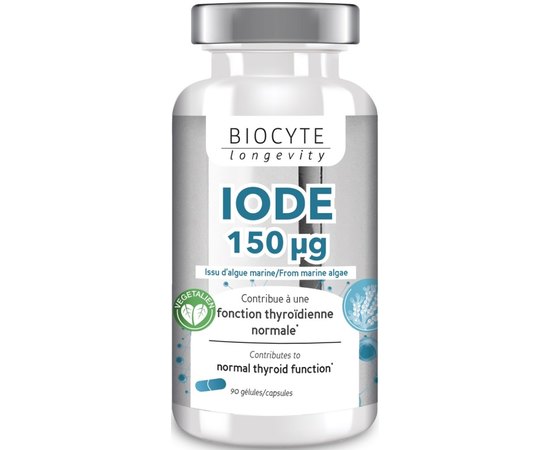 Пищевая добавка Йод Biocyte Iode 150 µg, 90gel