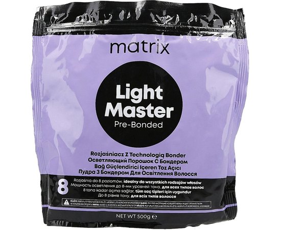 Пудра для освітлення волосся до 8 рівнів Matrix Light Master Bonder Inside, 500 g, фото 