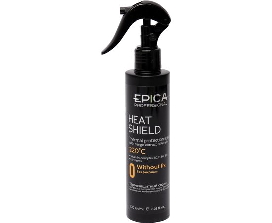 Epica Heat Shield Thermal Protection Spray Спрей для волосся з термозащитним комплексом, 200 мл, фото 