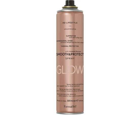 Сухой термозащитный спрей для выпрямления волос Farmavita HD Life Style Smooth And Protect Spray, 300 ml
