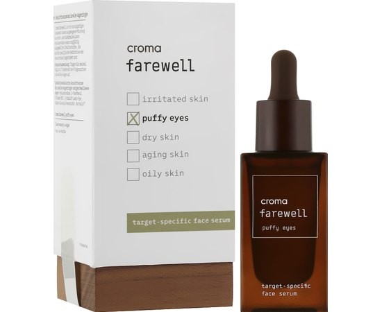 Сыворотка для век Croma Farewell Serum Puffy Eyes, 30 ml, изображение 2