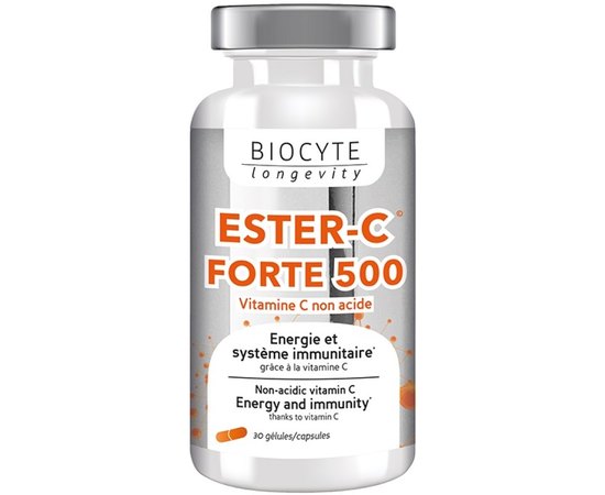 Вітаміни для імунної системи та зменшення втоми Biocyte Ester C Forte, 30gel, фото 