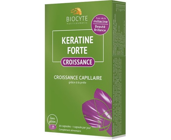 Витамины для роста волос Biocyte Keratine Forte Croissance, 20caps
