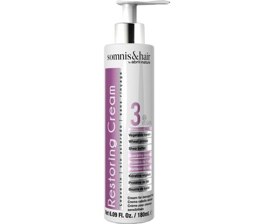 Восстанавливающий крем для поврежденных волос Abril Et Nature Somnis Hair Restoring Cream, 180 ml