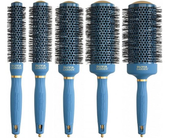 Брашинг для волосся Olivia Garden NanoThermic Speed XL Peacock Limited Edition, фото 