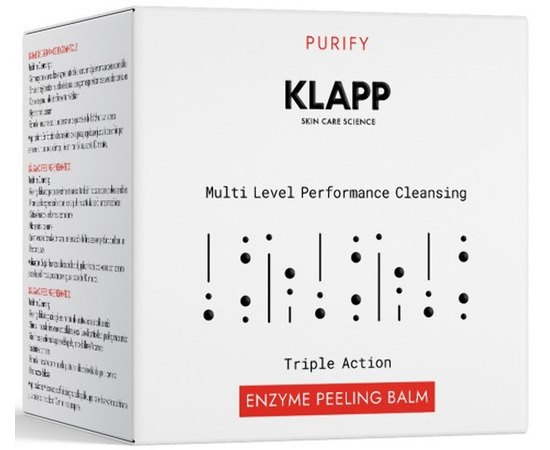 Ензимний пілінг-бальзам Потрійна дія Klapp Triple Action Enzyme Peeling Balm, 50 ml, фото _ab__is.image_number.default
