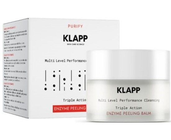 Ензимний пілінг-бальзам Потрійна дія Klapp Triple Action Enzyme Peeling Balm, 50 ml, фото _ab__is.image_number.default