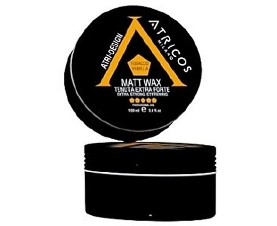 Матовий віск для волосся надсильної фіксації Atricos Matt Wax, 200 ml, фото 