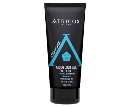 Моделирующий гель для волос сильной фиксации Atricos Fifth Ave Modeling Gel, 200 ml
