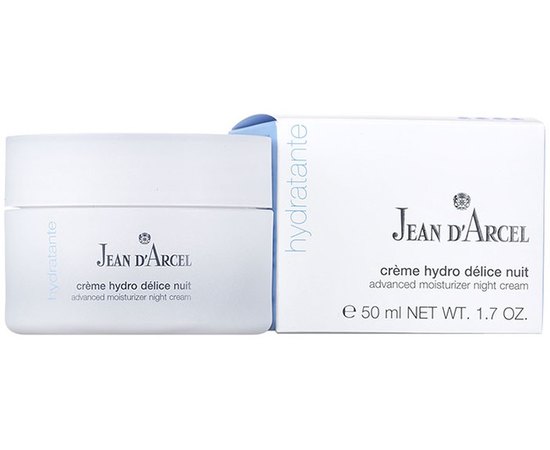 Ночной крем интенсивное увлажнение Jean d'Arcel Creme Hydro Delice Nuit, 50 ml, изображение 2