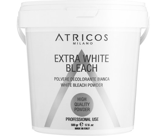 Осветляющая пудра Экстрабелый блондеран Atricos Advanced Extra White Bleach Powder