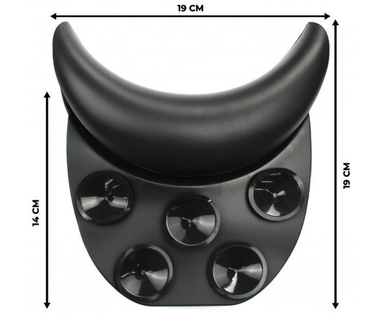 Подголовник на присосках силиконовый на мойку парикмахерскую SPL 9933, изображение 3