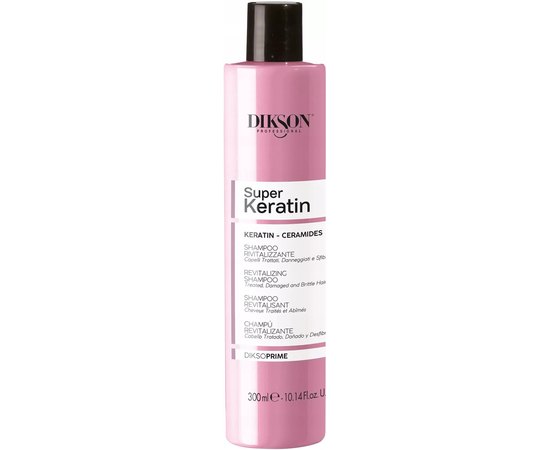 Ревитализирующий шампунь Dikson Prime Revital Keratin Shampoo, изображение 2