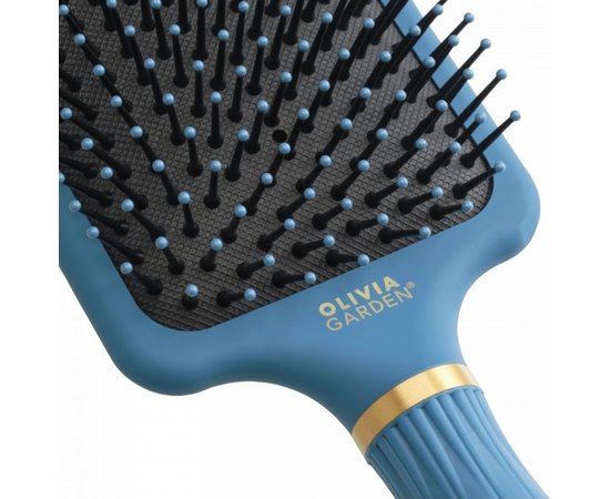 Щетка массажная для волос Olivia Garden NanoThermic Peacock Limited Edition ID1777, изображение 2