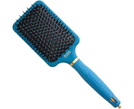 Щітка масажна для волосся Olivia Garden NanoThermic Peacock Limited Edition ID1777, фото 