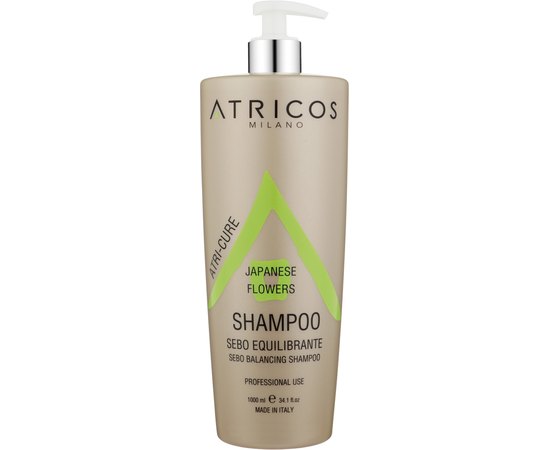 Себорегулюючий шампунь Японські квіти Atricos Sebo Balanscing Shampoo, фото _ab__is.image_number.default