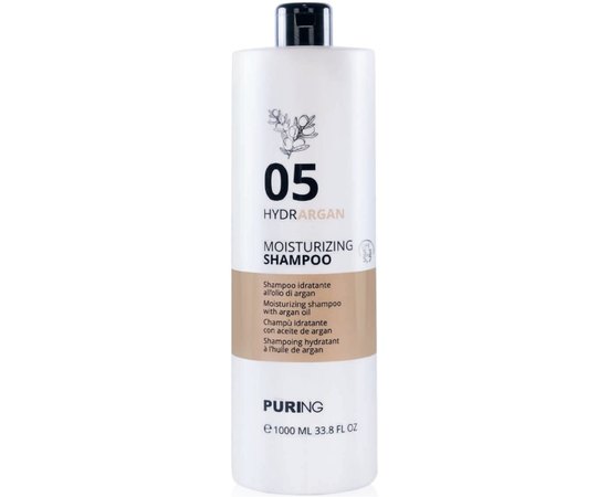 Шампунь увлажняющий с аргановым маслом Puring 05 Hydrargan Shampoo, изображение 2