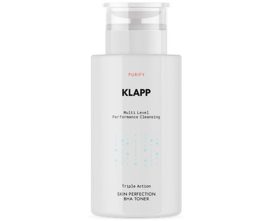 Тонер Бетагідроксі Klapp Triple Action Skin Perfection BНА Toner, 200 ml, фото _ab__is.image_number.default