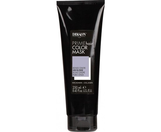 Тонирующая маска для волос с макадамией и коллагеном Dikson Prime Hair Color Mask, 250 ml, изображение 2