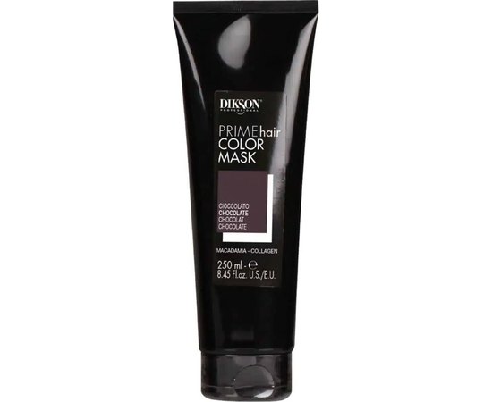 Тонирующая маска для волос с макадамией и коллагеном Dikson Prime Hair Color Mask, 250 ml, изображение 4