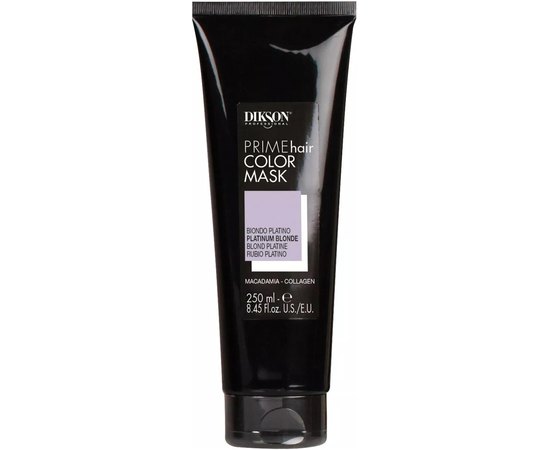 Тонирующая маска для волос с макадамией и коллагеном Dikson Prime Hair Color Mask, 250 ml, изображение 7