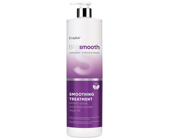 Био-флюид для выпрямления волос в один шаг Erayba Bio Smooth Organic Straightener Smoothing Treatment, изображение 3