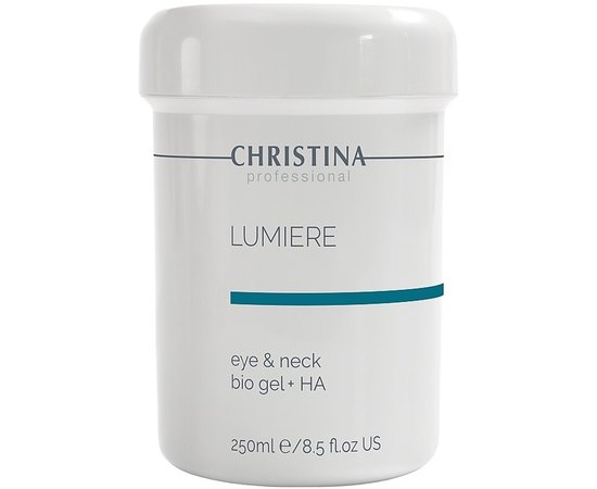 Гель Лумирэ для ухода за кожей вокруг глаз и шеи Christina Eye & Neck Bio Gel + HA - Lumiere, 250 ml