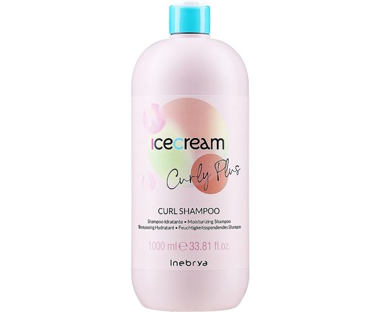 Шампунь для вьющихся и химически завитых волос Inebrya Ice Cream Curl Shampoo, изображение 4