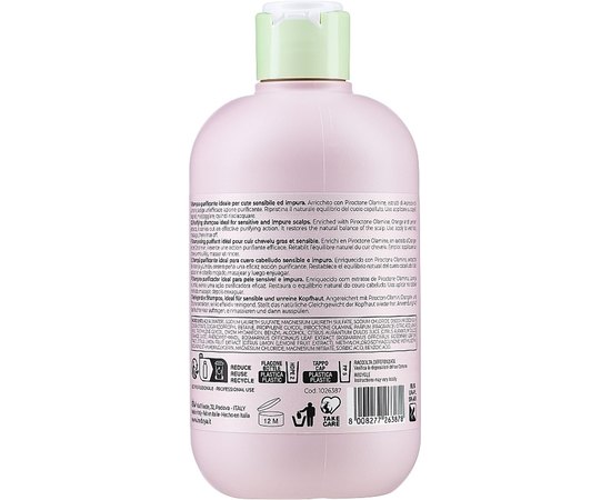Шампунь от перхоти Inebrya Shampoo Cleany, изображение 2