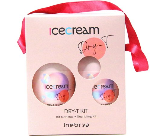 Набор для сухих, вьющихся и окрашенных волос Inebrya Dry-t Kit shampoo + conditioner