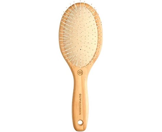 Щетка массажная Olivia Garden Bamboo Touch Detangle Nylon, изображение 3