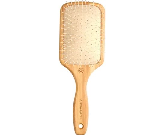 Щетка массажная Olivia Garden Bamboo Touch Detangle Nylon, изображение 4