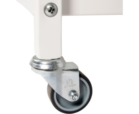 Тележка косметологическая на 3 полки модель 005 металл B.S. Ukraine, изображение 3