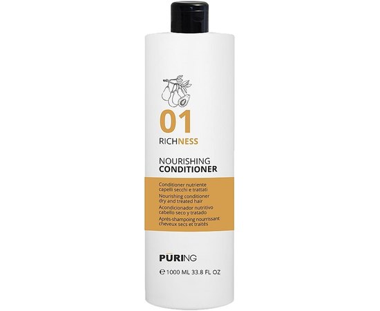 Питательный кондиционер для сухих и поврежденных волос Puring 01 Richness Nourishing Conditioner, изображение 2