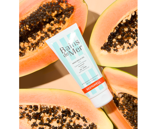 Золотая гель-маска с экстрактом папайи Keenwell Golden Gel-Mask With Papaya Extract, 100 ml, изображение 2