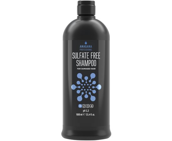 Шампунь безсульфатний для пошкодженого волосся Anagana Sulfate Free Shampoo, фото _ab__is.image_number.default