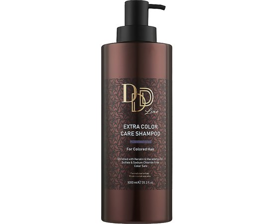 Безсульфатний шампунь Екстразахист кольору для фарбованого волосся Clever Hair Cosmetics 3D Line Extra Color Care Shampoo, 1000 ml, фото 