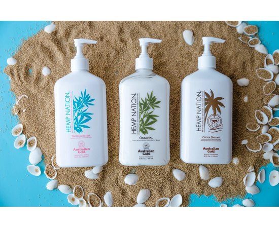 Лосьон увлажняющий после загара Australian Gold Hemp Nation Tropical Seltzer Tan Extender, изображение 3