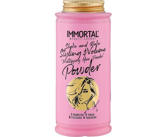 Розовый порошковый воск для женщин Infuse Pink Powder Wax Ladies Immortal IM-07, 20g