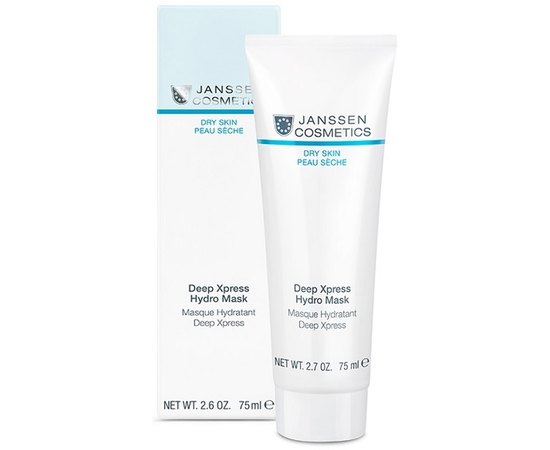 Маска глубокое увлажнение Janssen Cosmeceutical Dry Skin Deep Xpress Hydro Mask, 75 ml