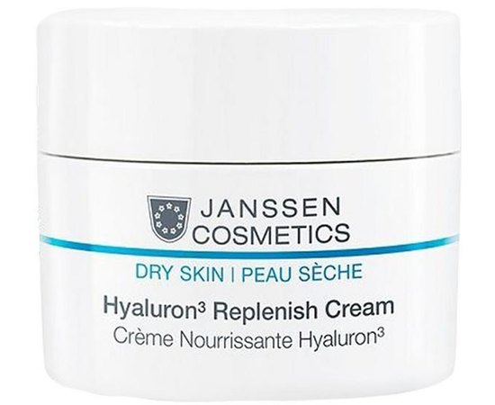 Крем с гиалуроновой кислотой Janssen Cosmeceutical Dry Skin Hyaluron³ Replenish Cream, 50 ml, изображение 2