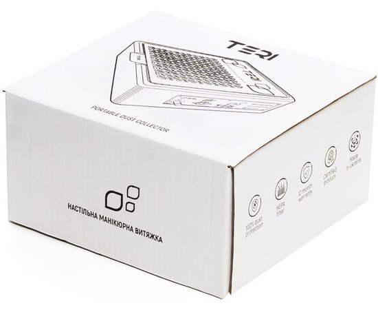 Настольная маникюрная вытяжка Teri Turbo M черная, изображение 5