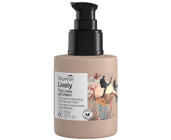 Увлажняющий гель-крем для окрашенных волос Nouvelle Lively Post Color Gel Cream, 100 ml