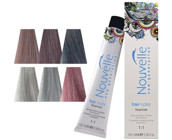 Полуперманентная краска для волос Nouvelle Metallum, 100 ml, изображение 3