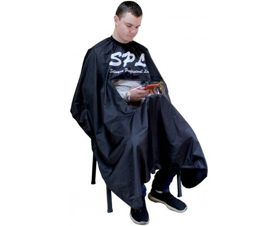 Пеньюар перукарський з прозорим вікном SPL Barber 905073-22, фото _ab__is.image_number.default