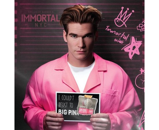 Матовая помада для волос Immortal Big Pink Matte Pomade, 100 ml, изображение 3