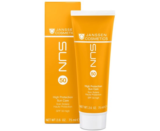 Сонцезахисний крем SPF50 Janssen Cosmeceutical High Protection Sun Care, 75 ml, фото 