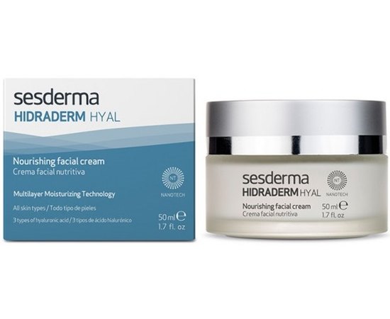 Питательный крем для лица Sesderma Hidraderm Hyal Nourishing Facial, 50 ml, изображение 2